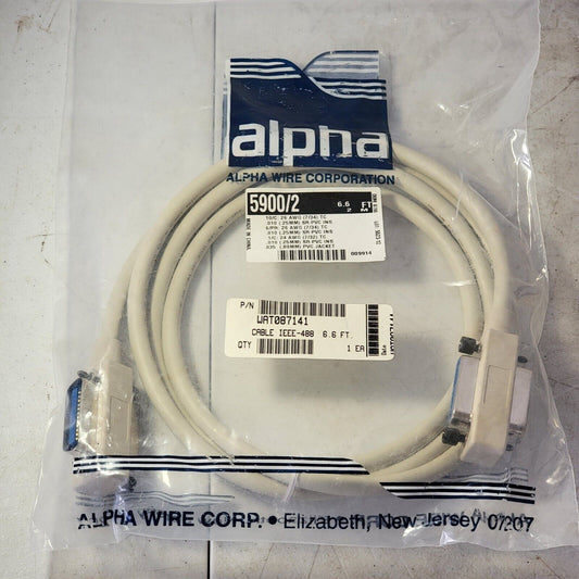 Waters Chronatography IEEE-488 Cable WAT087141 6.6 Feet Alpha 5900/2