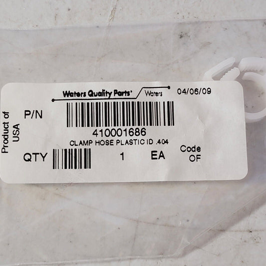 Waters Chromatography Clamp Hose Plastic ID .404 410001686