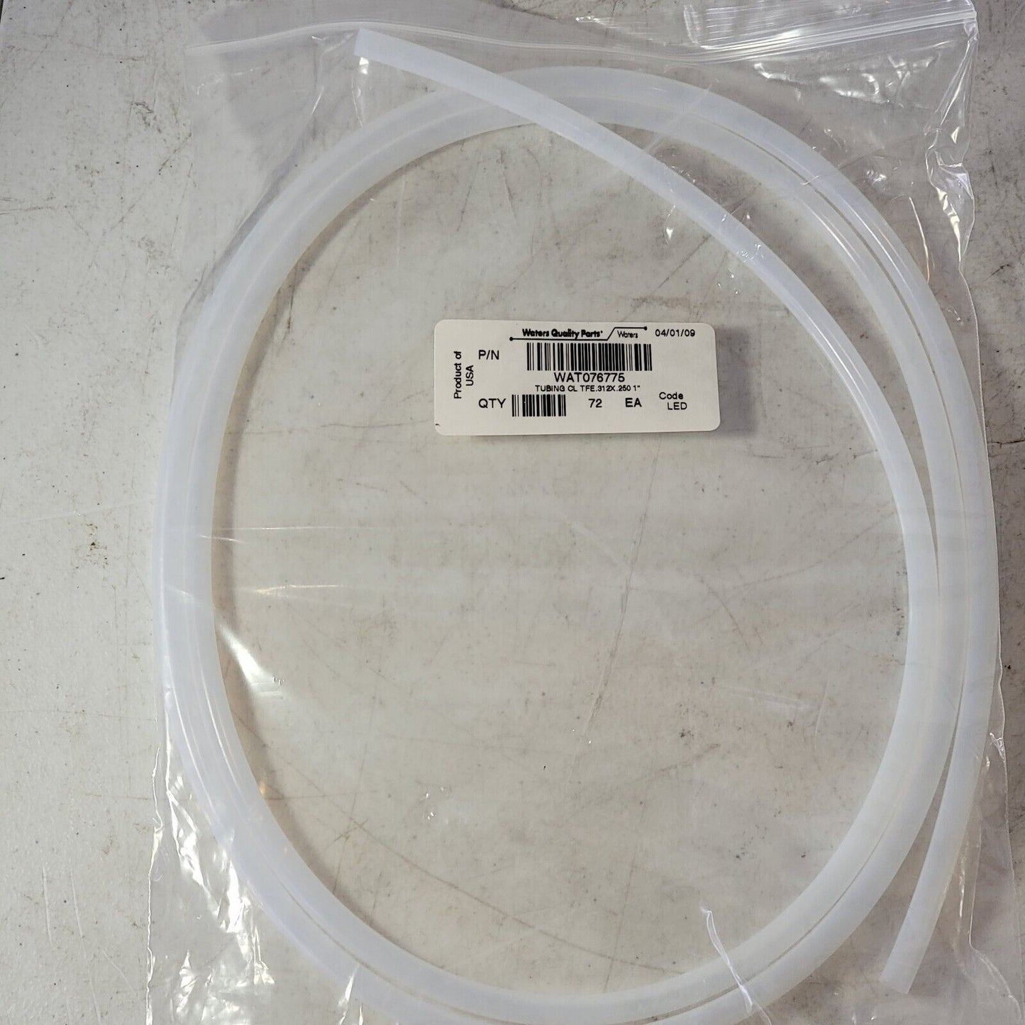 Waters Chromatography CL TFE Tubing 72" Long 3/8" OD WAT076775