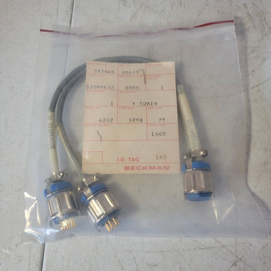 Beckman Y Tubing 587468 Handswitch to J2 Dispensor + Pipettor/Dilutor Cable