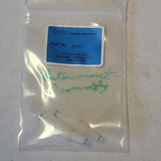 2x Cavro Scientific Instruments 4327 Teflon Interconnect Assembly