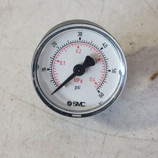 SMC 60 PSI 0.4 MPa NPT Pressure Gauge