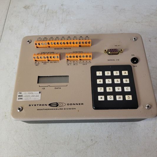 Systron Donner Weathermeasure 613024 M800-00-04 Data Logger