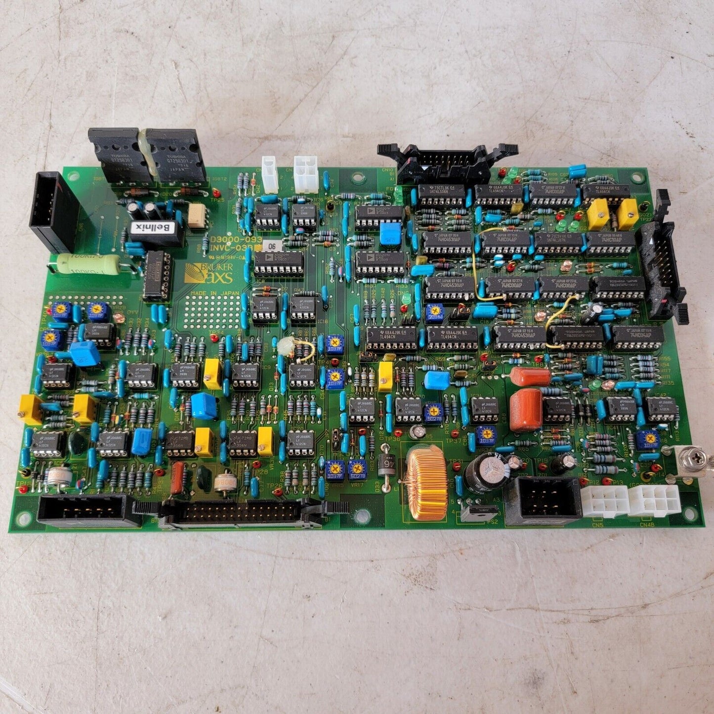 Bruker AXS D8 Power Supply Circuit Board D3000-093 INVC-03B