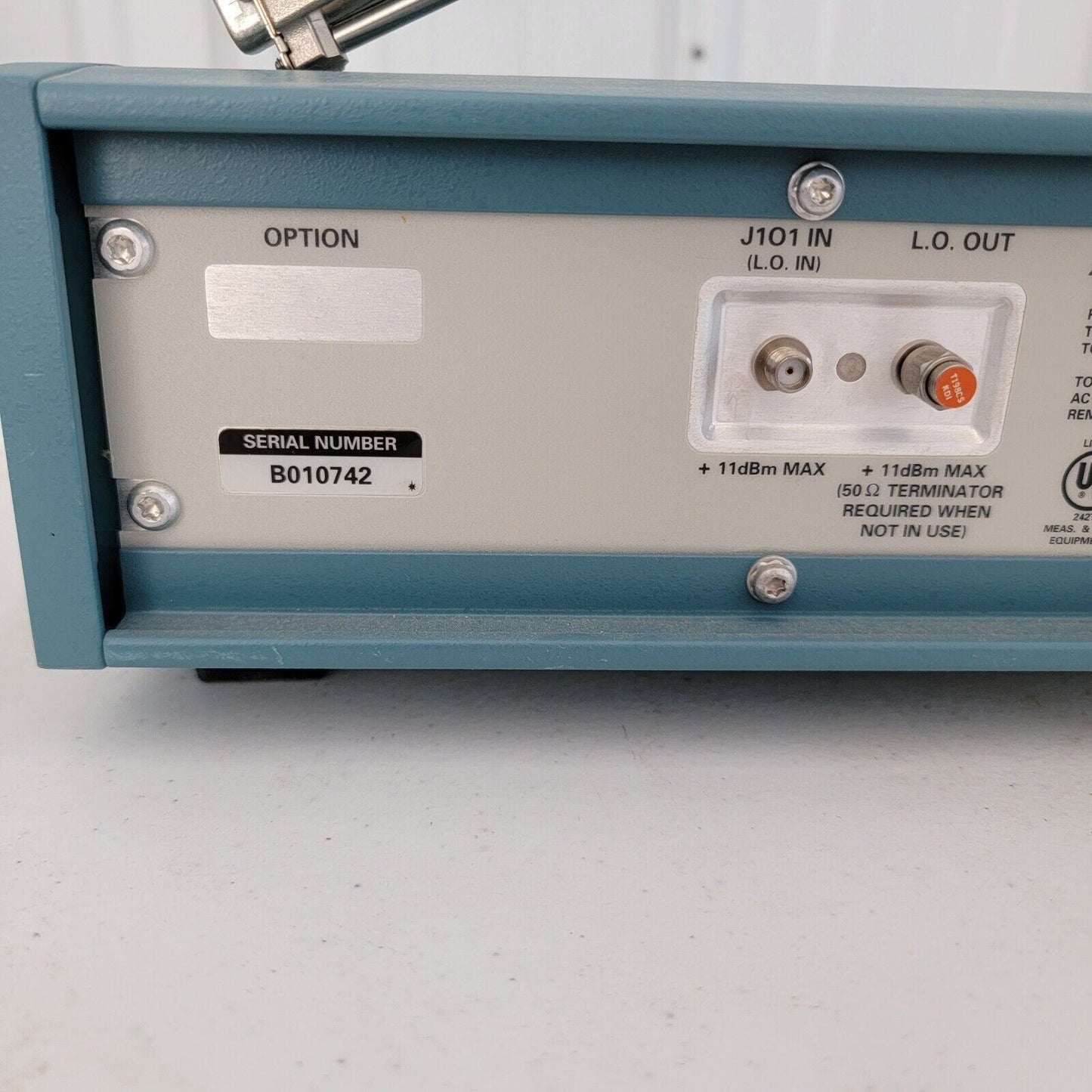 WORKS- Tektronix 2707 External Tracking Generator 100kHz-1.8GHz