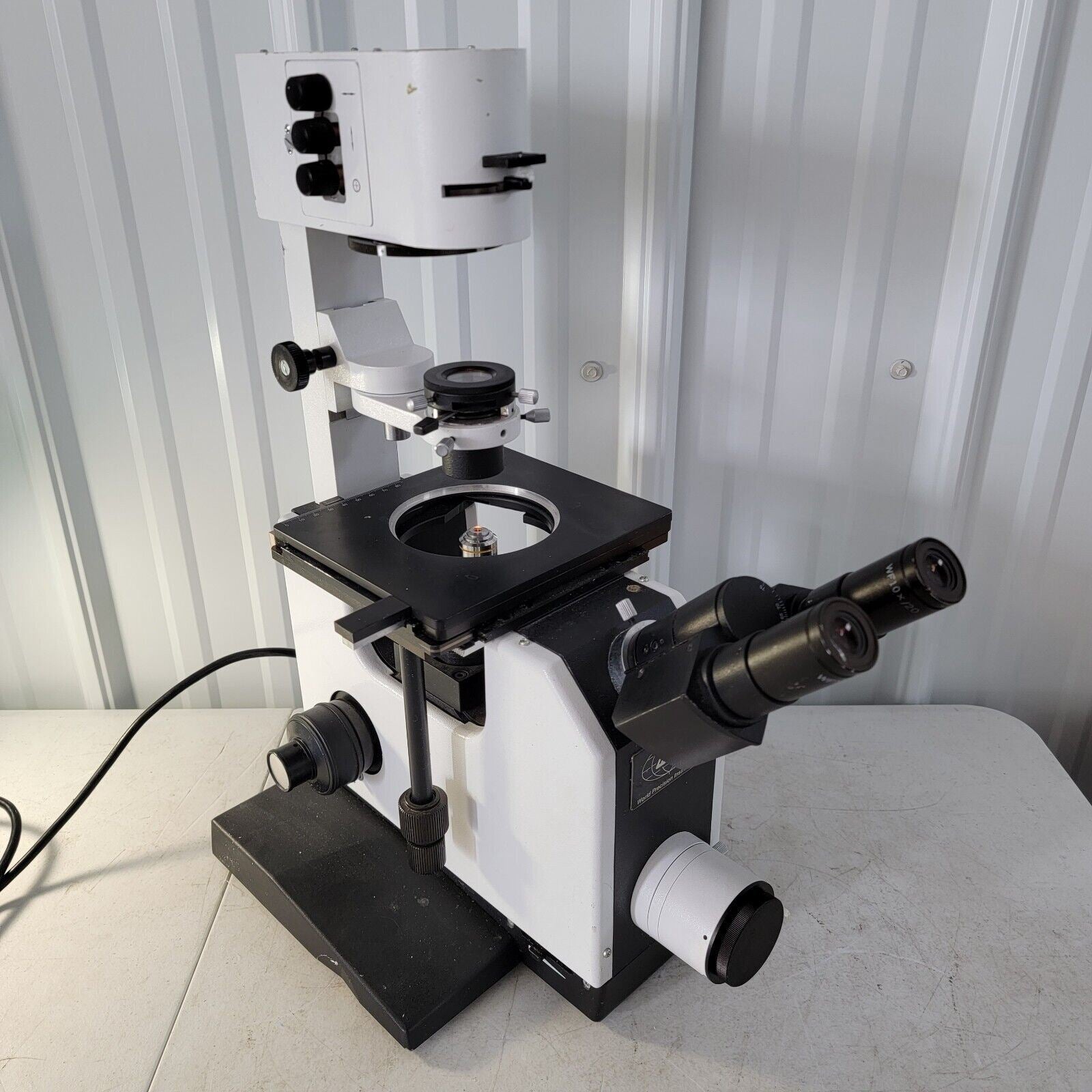 World Precision Instruments PIM-III Inverted Microscope, Trinocular 4X ...