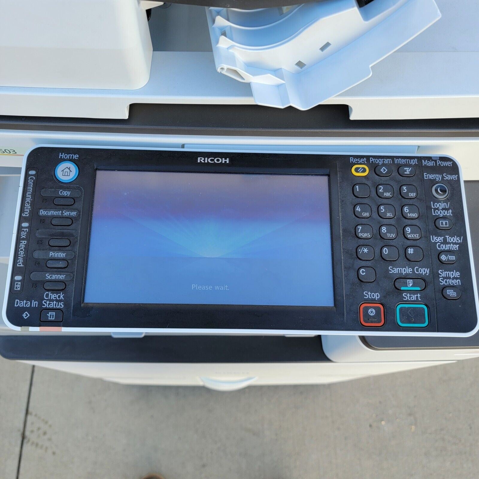 Computer Lab Ricoh *PARTS FROM* Ricoh Aficio MP C3503 Color Laser Copier Printer Scanner ...
