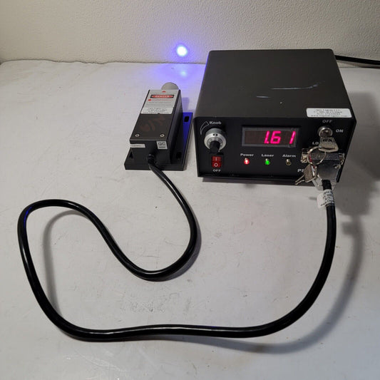 *Tested* Optoelectronic Tech LED Laser Power Supply with Head MBL-III-473-100mW