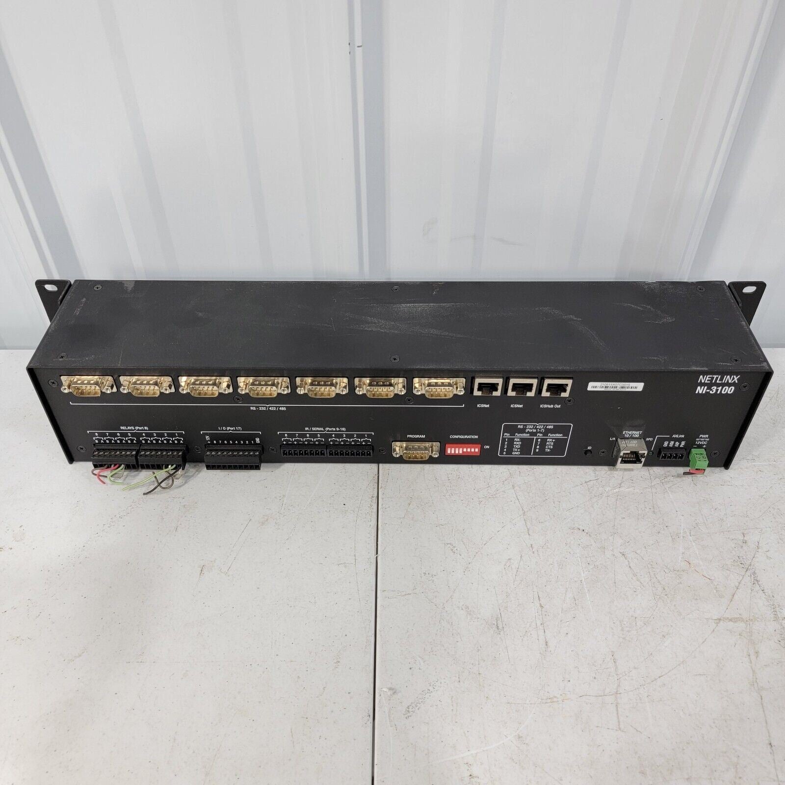 AMX NI-3100 NetLinx Integrated Audio Video Controller Rack Mount – Lab ...