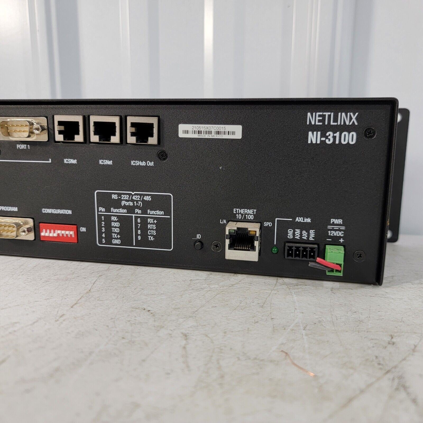 AMX NI-3100 NetLinx Integrated Audio Video Controller Rack Mount – Lab ...