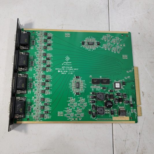 AUTOPATCH MRP=5341A0 Modula DB-15 RGBHV Input