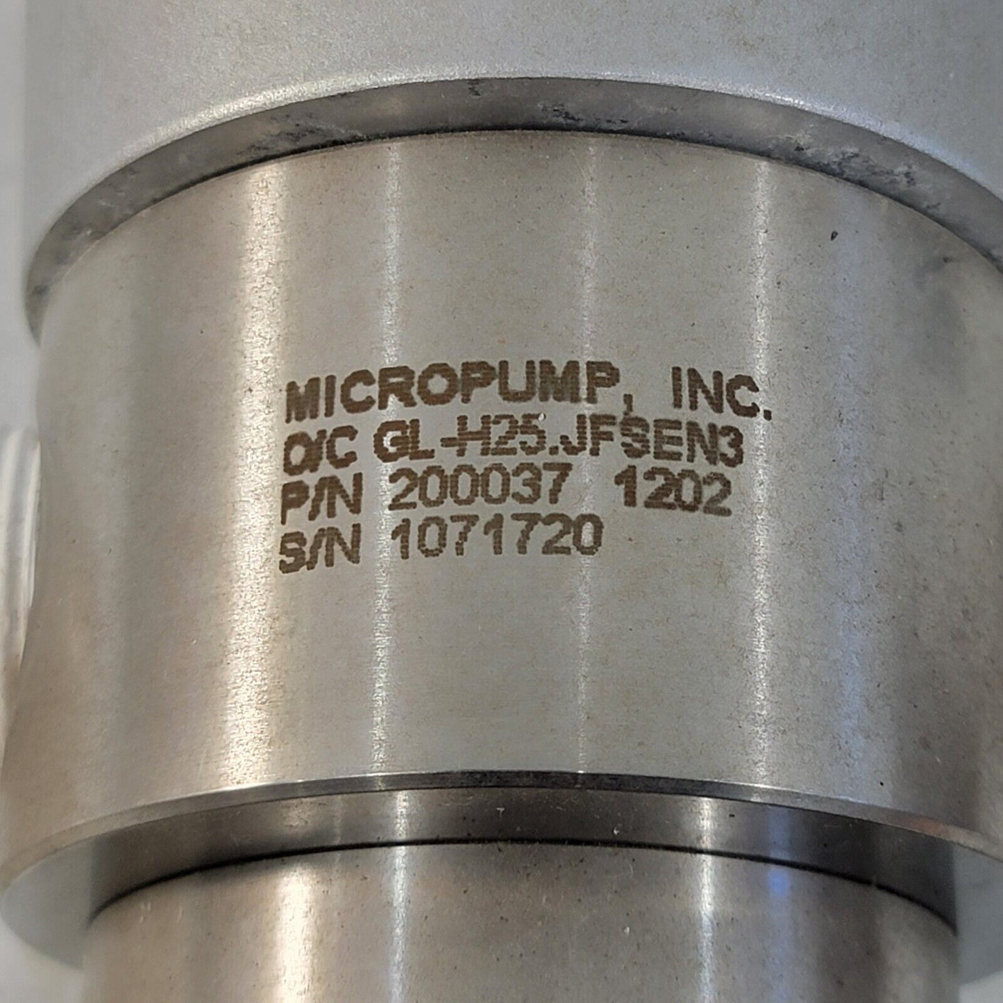 Micropump GL-H25.JFSEN3 Fluid Pump 200037 w/ Baldor 230v Motor