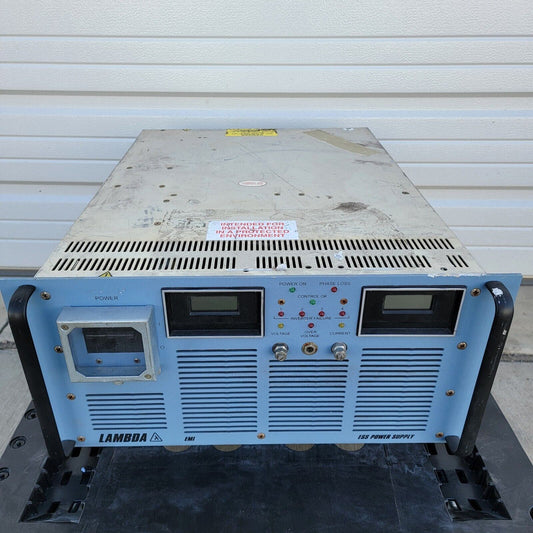 Lambda ESS 40-250-18-D-LB-1556A Adustable Power Supply 10kW 40v, 250A, 480VAC IN