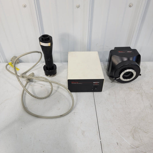 Diagnostic SPOT Microscope Camera 9.4 Slider-6 w/ RT SE/KE PS, HRD07-NIK Adapter
