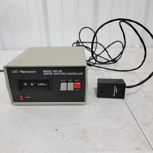 TESTED- Newport Digital Shutter Controller 845 HP w/ 846 HP Shutter 845HP 846HP