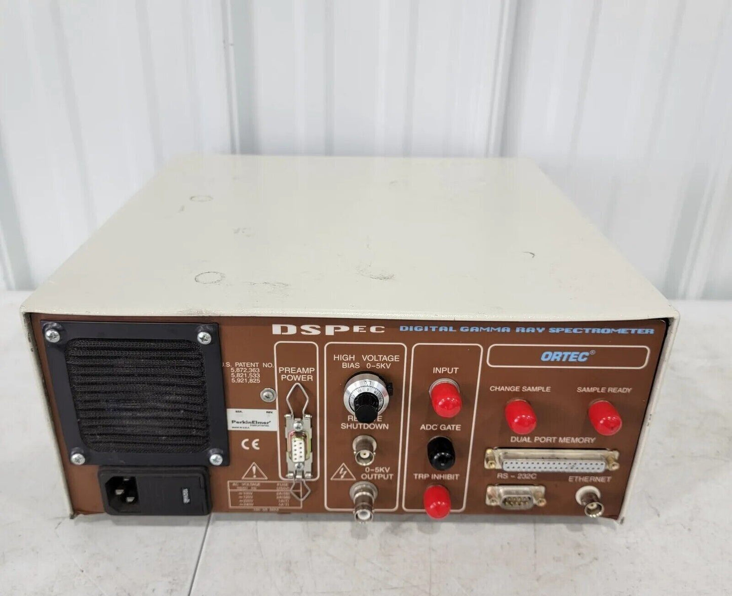 EG&G ORTEC PerkinElmer DSPec Digital Gamma Ray Spectrometer Power Supply