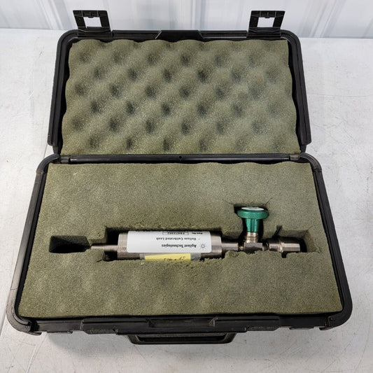 Agilent Technologies F8473302 Helium Calibrated Leak 4.8E-08 Rate w/ Carry Case