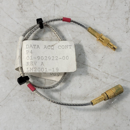 Gold Bruker Avance 500 KHz ADC P11 Cable Data Acq Cont P4 SMA Connector