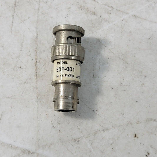 Agilent 50F-001 BNC 1dB Signal Attenuator 50 Ohm Fixed JFW