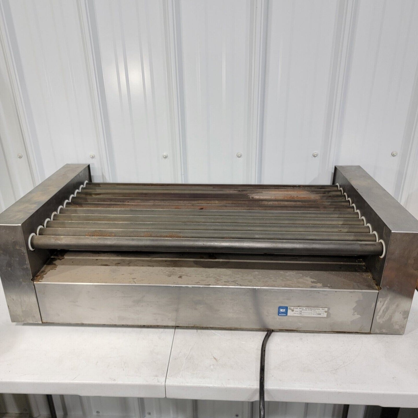 *READ* Commercial Food Service Hot Dog Roller Grill Star MFG 45S 120v