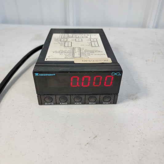 TESTED- WORKS Newport INFP-0000-C2/E Process Meter w/ Relay Control