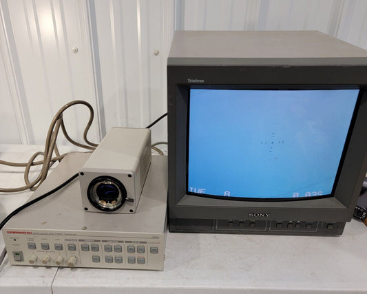 TESTED- WORKS Hamamatsu Color Chilled 3CCD Camera C5810 w/ Controller