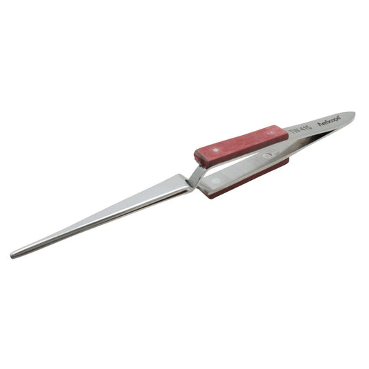 6-1/2 in. Locking Straight Stainless Steel Fiber Grip Tweezers
