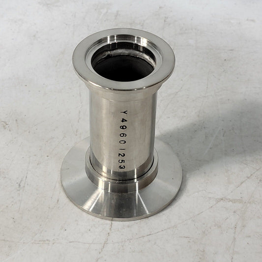 Edwards KF50 to KF40 High Vacuum Adapter Reducer Nipple Flange Stainless Steel