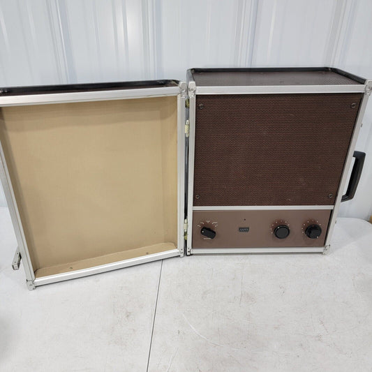 *Untested* Rare Vintage Ampex F2044 Suitcase Speaker