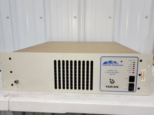 Varian Highland L700 Pulsed Gradient Driver NMR Dash No. 2C PN 099232500