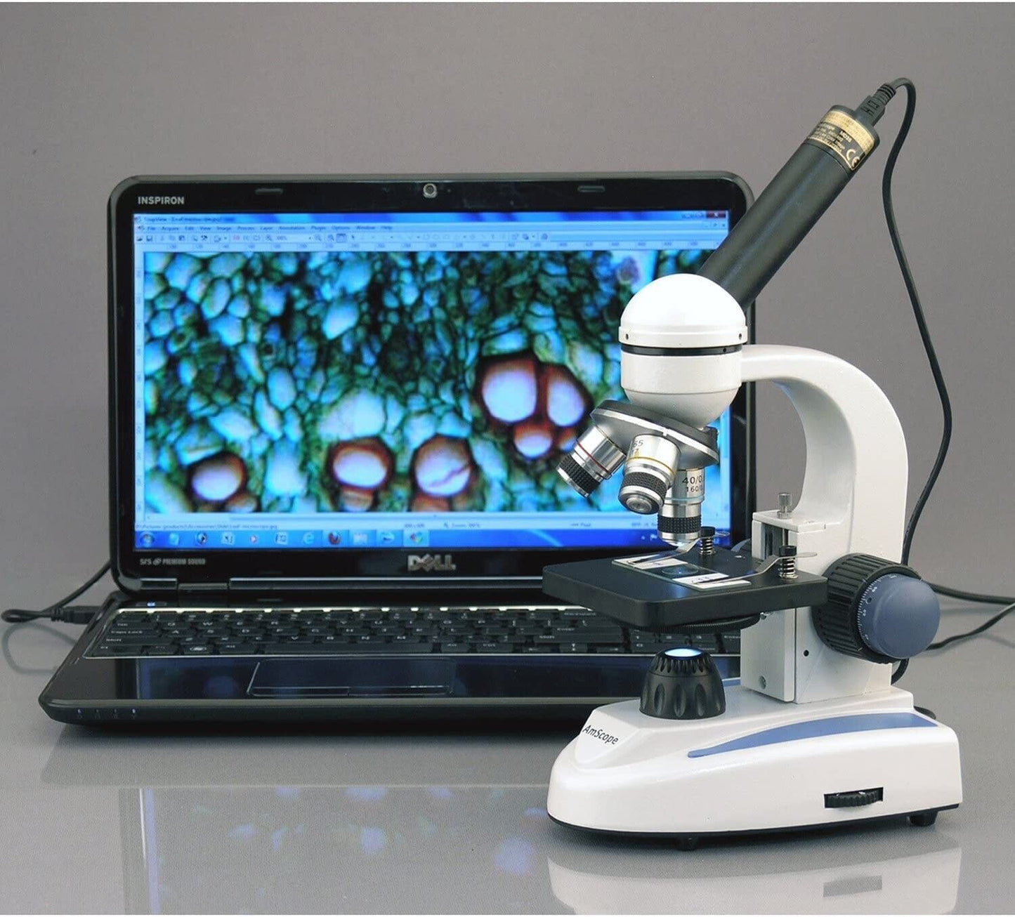 Microscope Eyepiece Camera USB Color CMOS for Still + Video w/ Software 20mm