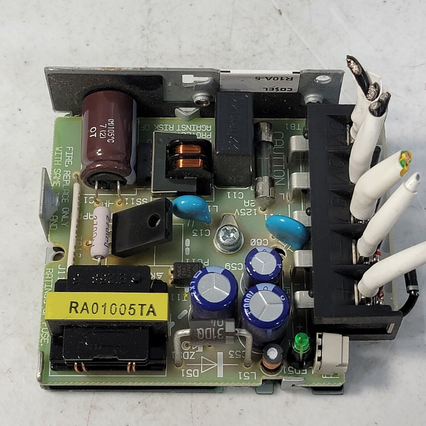 Cosel R10A-5 Power Supply, 5V 2A, AC100-120V, 50/60Hz