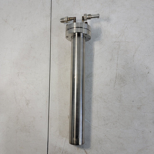 Custom MDC High Vacuum 2.75" CF SS Bubbler with 1/4" VCR Fittings