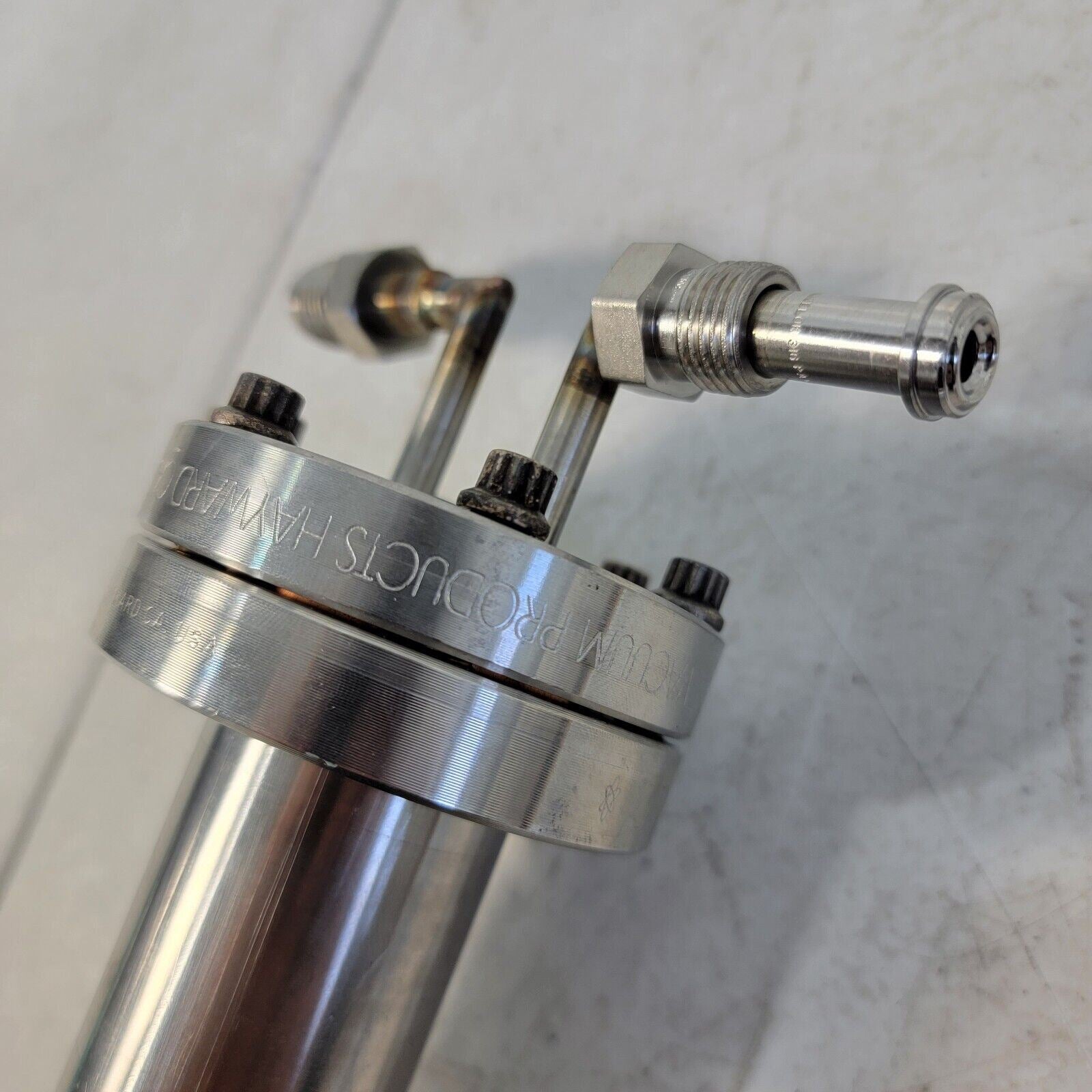 Custom MDC High Vacuum 2.75" CF SS Bubbler with 1/4" VCR Fittings Lab