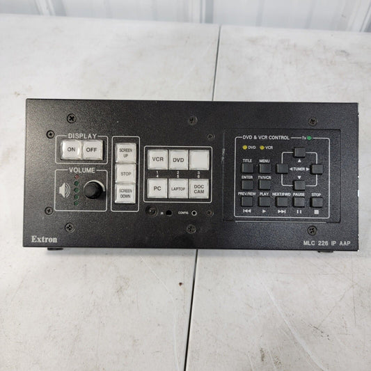 Extron 226 Control Panel with AAP MLC 226 IP and Sys