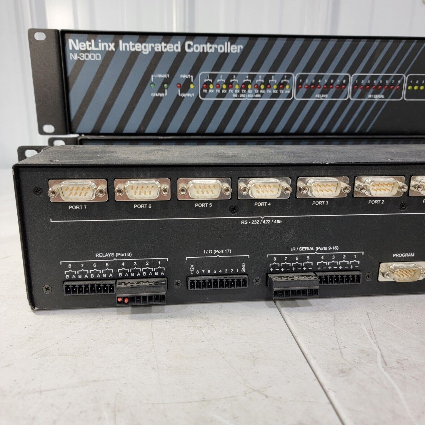 *Lot of 3* AMX NI-3000 NetLinx Integrated Controller with Rackmount ...