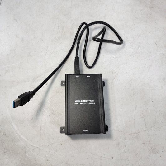 Crestron HD-CONV-USB-200 HDMI to USB 3.0 Converter 6510306 w/ Special USB Cable