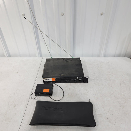 Shure LX1-CT Mic Pack w/ LX4-CT MARCAD Diversity Receiver 206.000 MHz