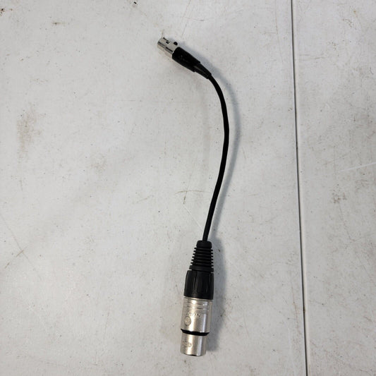Shure Mini-XLR 4-Pin Female Mic Pack Adapter To Female Full Size XLR