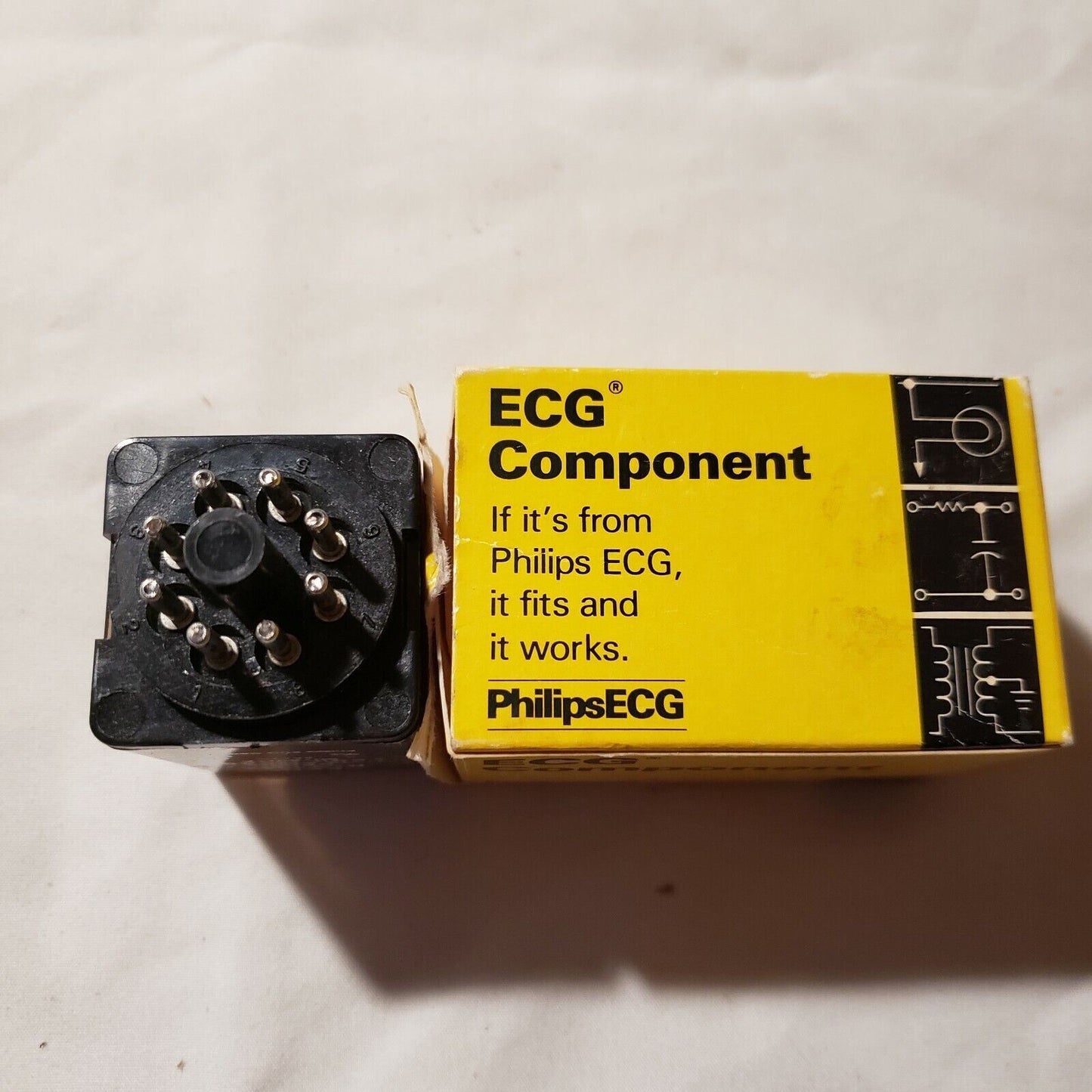 Philips ECG RLY1043 DPDT 10A 24VAC