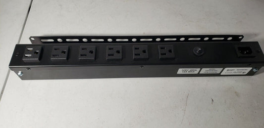 Chief NAPDV0615PC 120V PDU Power Distribution Unit 120V 12A Wall Mount Strip