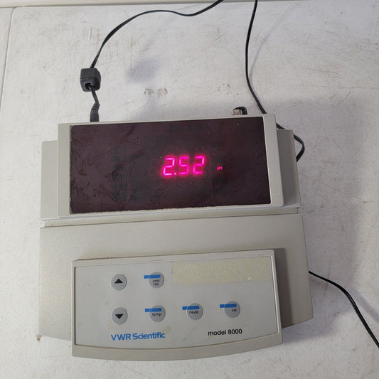 VWR Model 8000 pH Meter and Thermometer