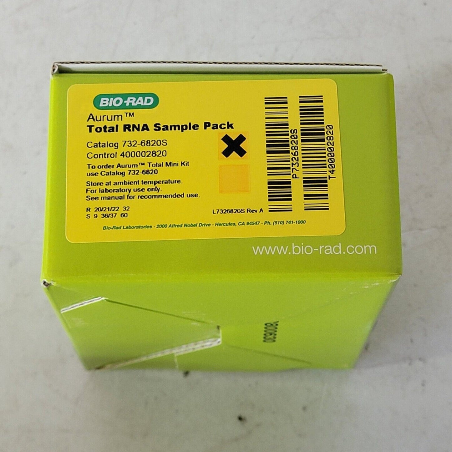 Bio-Rad Aurum Total RNA Sample Pack Mini Kit 732-6820s