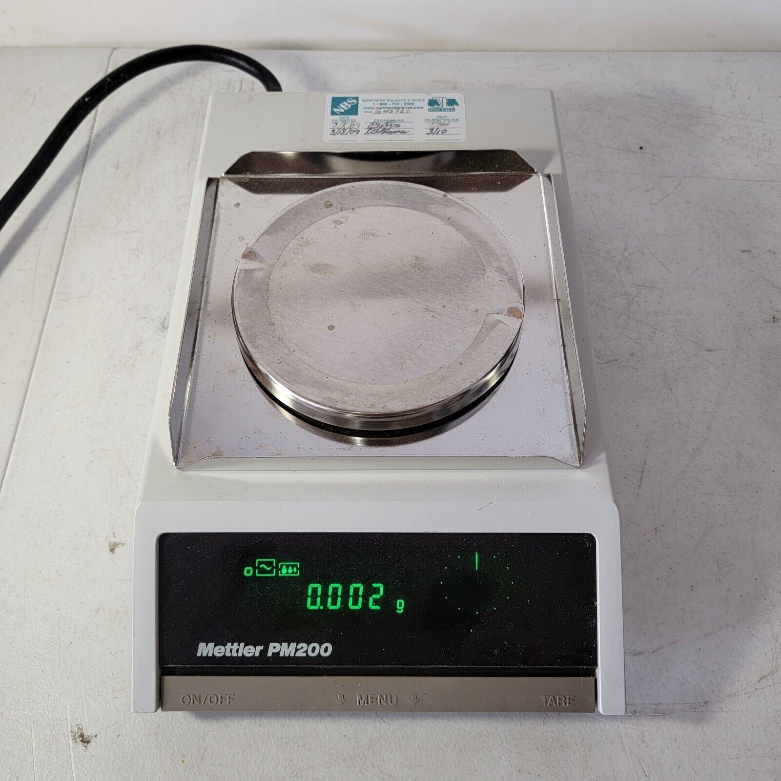 TESTED-WORKS Mettler PM200 Delta Range Top Loading Lab Balance 200g x ...