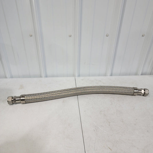 Swagelok 316L SS Convoluted FM Hose 1" SS-FX16SL16SL16-30 1200 PSI