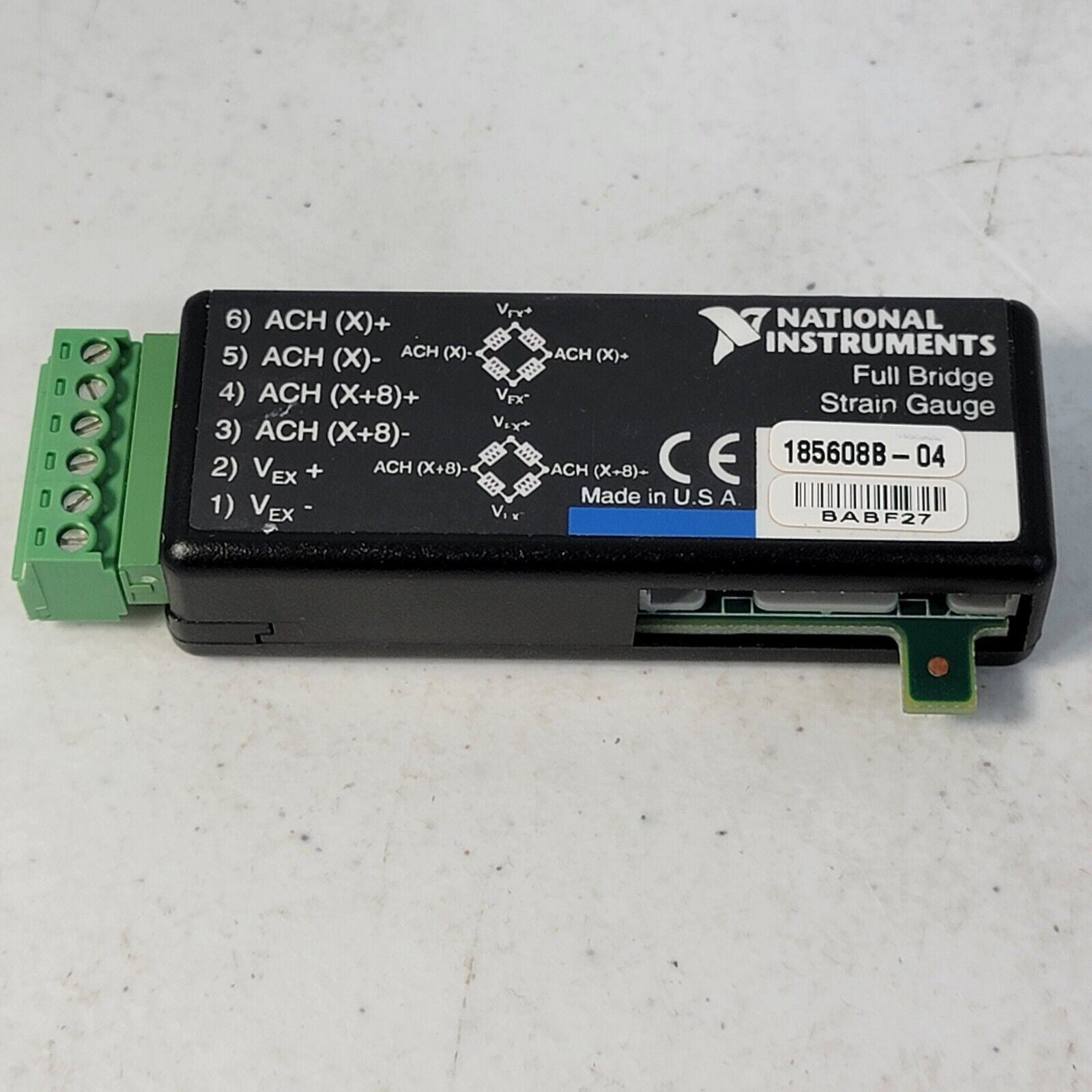 NI National Instruments SCC-SG04 Full Bridge Strain Gauge Module – Lab ...