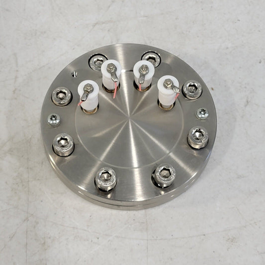 4-Port Electrical Feedthrough 4.5" CF DN63CF w/ Hardware High Vacuum