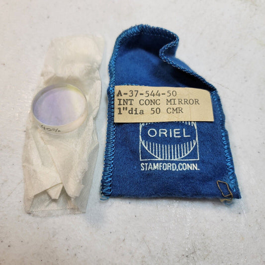 Oriel Semi Transparent 40% Int Concave Mirror 1" Diameter 50 CMR A-37-544-50
