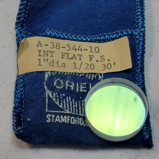 Newport Oriel A-38-544-10 Int Flat FS Filter Mirror 1" OD 1/20 30' Sec