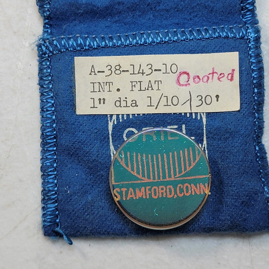 Oriel Newport A-38-143-10 Int Flat Coated 1" OD 1/10 Wavelength 30'